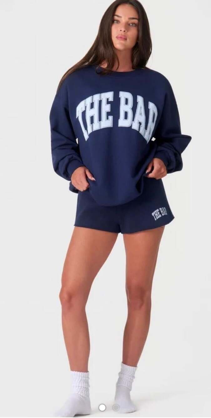 The Bar Varsity Sweatshirt Navy